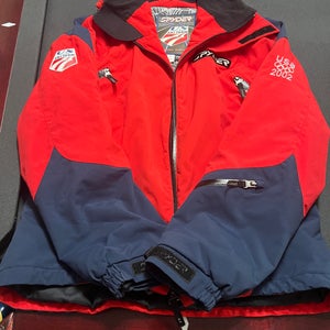 Red Unisex Adult XS Spyder Jacket (Used)