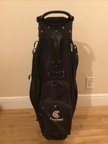 Cleveland Golf Lightweight Cart Bag with 14-way Dividers & Rain Cover