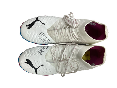 Used Puma FUTURE Soccer Indoor Shoes White Senior 7 11613-S000164904