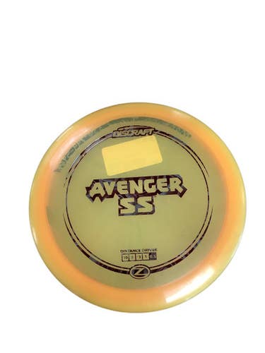 Used Discraft AVENGER SS Disc Golf Driver Yellow 11479-S000400203