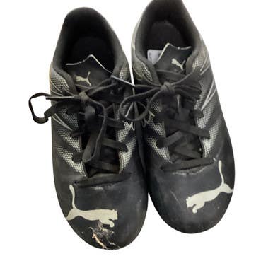 Used Puma Soccer Cleats Black Junior 05 11479-S000400162