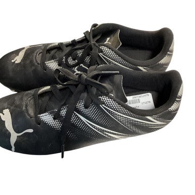 Used Puma Soccer Cleats Black Junior 03.5 11479-S000400165
