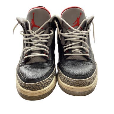Used Jordan RETRO 3 Basketball Shoes M Black Senior 13 11479-S000400142