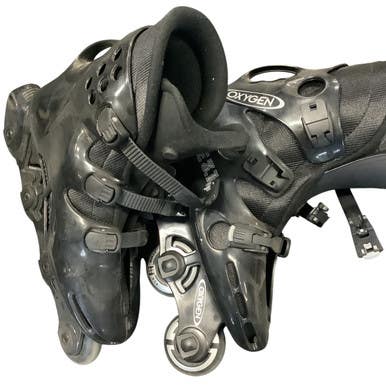 Used OXYGEN 3.1 Senior Rec Fitness Skates Black Senior 10 11479-S000400126