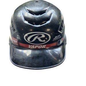 Used Rawlings VAPOR Batting Helmet No Mask Black One Size 11479-S000400079