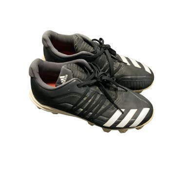 Used Adidas THREE STRIPE LIFE BB/SB Cleats Black Junior 03 11479-S000400289
