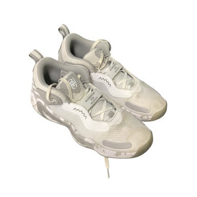 Used Adidas Basketball Shoes M White Senior 9.5 11479-S000400294
