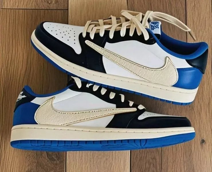 Travis Scott x Fragment Design x Air Jordan 1 Low OG SP DM7866-140 Unisex(4-11)