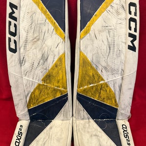 Used CCM Axis 2.9 Goalie Leg Pads 31" +1