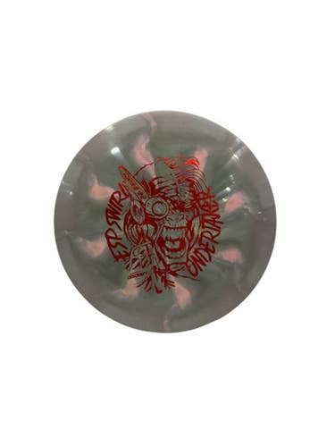 Used Discraft ESP SWIRL UNDERTAKER Disc Golf Driver Grey 11347-S000252161