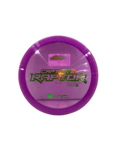 Used Discraft CAPTAINS RAPTOR Disc Golf Driver Purple 11347-S000252160