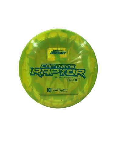 Used Discraft RAPTOR Disc Golf Driver Green 11347-S000252159