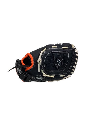 Used Rawlings PLAYER SERIES 10.5 BB/SB Glove T-ball Black 10 1/2" 11347-S000252148