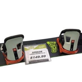 Used Arbor FORMULA ROCKER Mens Board/Bindings Black 155 cm 11347-S000252088
