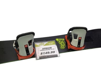 Used Arbor FORMULA ROCKER Mens Board/Bindings Black 155 cm 11347-S000252088
