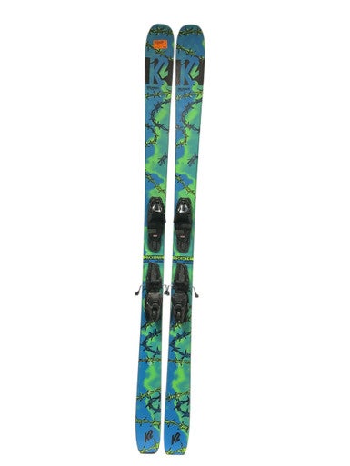 Used K2 RECKONER Mens DH Ski/Binding Green And Royal Blue 179 cm 11847-S000028164