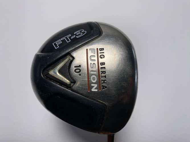 Callaway Fusion FT-3 Driver 10* Aldila NVS Orange 55g Senior Graphite Mens RH