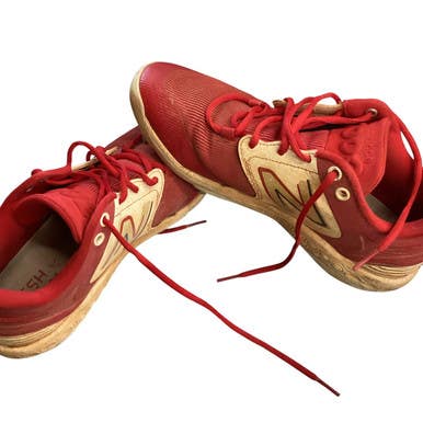 Used New Balance BASEBALL CLEAT BB/SB Cleats Red Youth 08.0 11760-S000079650