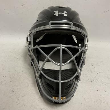 Used Under Armour UAHG2AVS-1 Catchers Helmet w/Mask Black MD 11855-S000188791