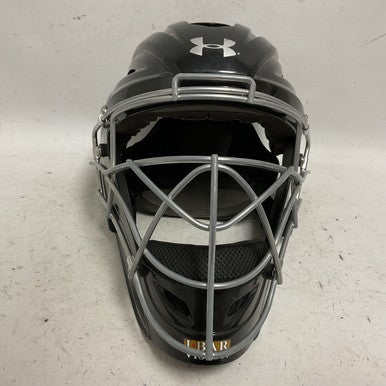 Used Under Armour UAHG2AVS-1 Catchers Helmet w/Mask Black MD 11855-S000188791