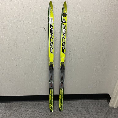 Used Fischer RCS SPRINT Boys XC Ski/Binding Optic Yellow 120 cm 11855-S000188786