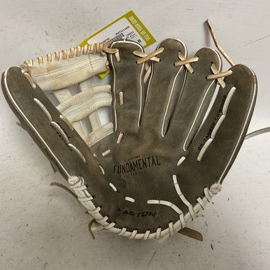 Used Easton Fundamental FMFP13 RH Throw Fastpitch Gloves Grey 13" 11855-S000188755