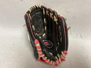 Used Rawlings Players Series PL105PW Baseball Glove RH Throw Black And Pink 10 1/2" 11855-S000188745