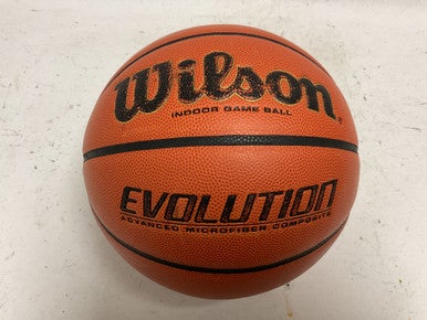 Used Wilson EVOLUTION Basketball Adult Indoor Orange 29 1/2" 11855-S000188722