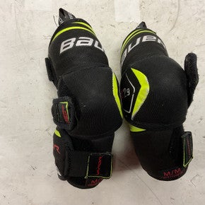 Used Bauer VAPOR X2.9 Junior Elbow Pads Black And Optic Yellow MD 11855-S000188699
