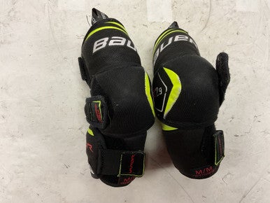 Used Bauer VAPOR X2.9 Junior Elbow Pads Black And Optic Yellow MD 11855-S000188699