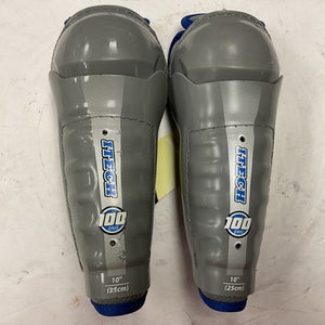 Used Itech 100 SERIES Youth Shin Guards Grey 10" 11855-S000188679