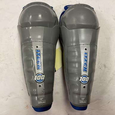 Used Itech 100 SERIES Youth Shin Guards Grey 10" 11855-S000188679