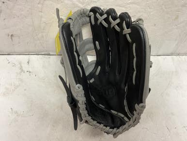 Used Rawlings WRS125HBGG BB/SB Glove RH Throw Black And Grey 12 1/2" 11855-S000188674
