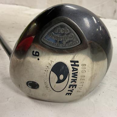 Used Callaway BIG BERTHA HAWK EYE Mens Driver RH 9.0 Degree 11855-S000188655
