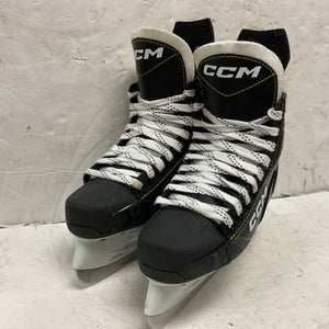 Used CCM TACKS AS550 Intermediate Hockey Skate White/Black/Yellow Intermediate 5.0 11855-S000188660