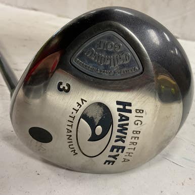 Used Callaway BIG BERTHA HAWK EYE Mens Fairway Wood RH 3 Wood 11855-S000188658
