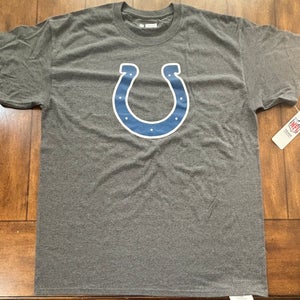Indianapolis Colts  NFL Team Apparel Horseshoe Short Sleeve Adult Large