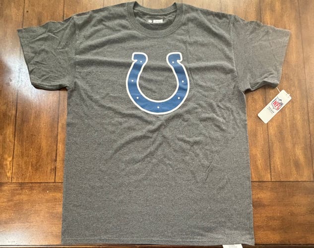 Indianapolis Colts  NFL Team Apparel Horseshoe Short Sleeve Adult Large