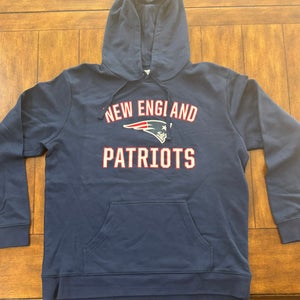 **NO TAGS** “New” New England Patriots Hooded Sweatshirt Adult XL