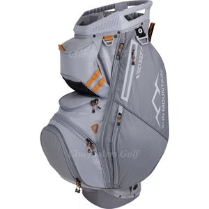 NEW Sun Mountain 2025 C-130 Cadet/Nickel/Rust 14-Way Golf Cart Bag w/ Raincover