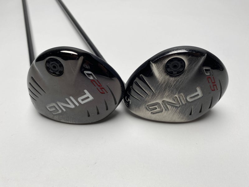 Ping G25 3 & 5 Fairway Wood Set 15* 18* TFC 189 Soft Regular Senior RH