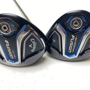 Callaway 2016 Big Bertha Fusion 5 & 7 Fairway Wood Set Recoil ES Ladies RH HC