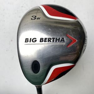 Callaway 2007 Big Bertha 3 Fairway Wood Aldila NVS 55g Regular Graphite Mens LH