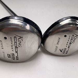 Cobra SS Hyper Steel Offset 5 & 7 Fairway Wood Set Graphite Design 50g Ladies RH