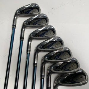 XXIO 9 Iron Set 5-PW+SW MP900 Flex 4334 57g Stiff Graphite Mens LH