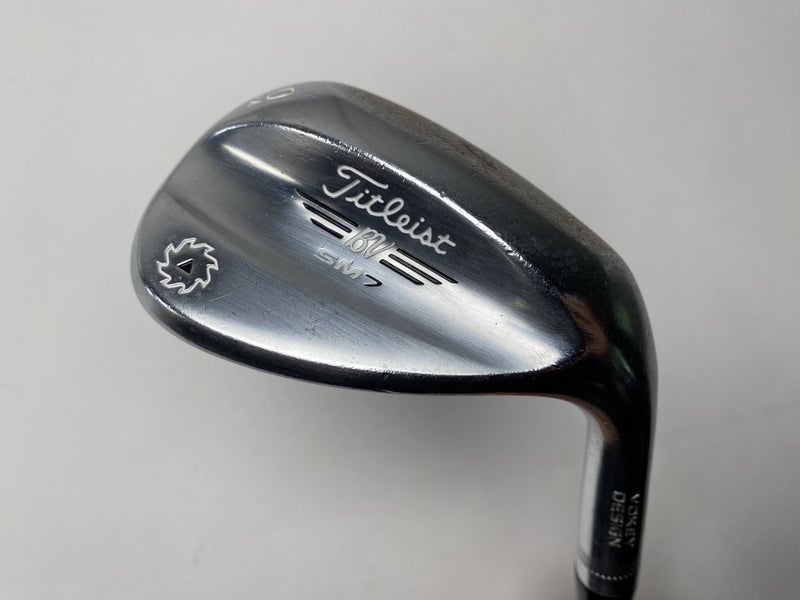 Titleist Vokey SM7 Tour Chrome Lob Wedge LW 60* 8 Bounce M-Grind Wedge Steel RH