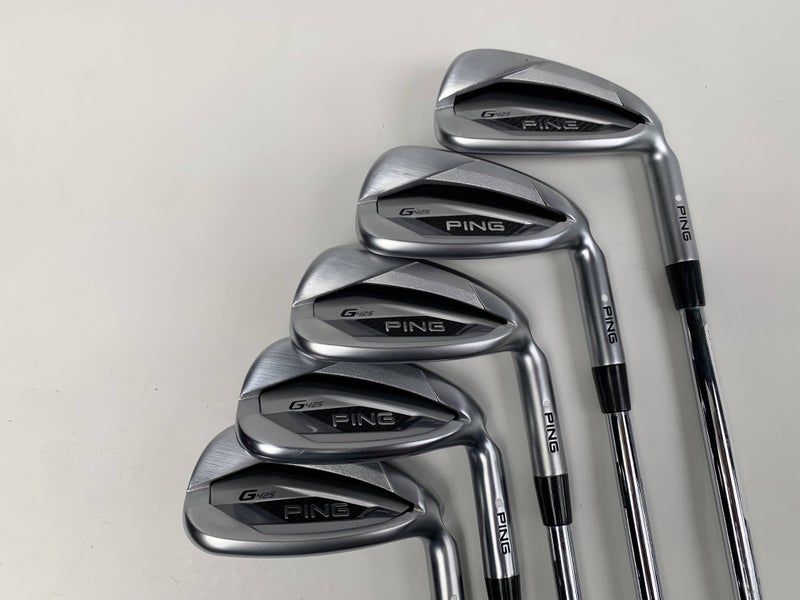 Ping G425 Iron Set 7-PW+GW White Dot 3* Up AWT 2.0 Regular Steel Mens +1'' RH