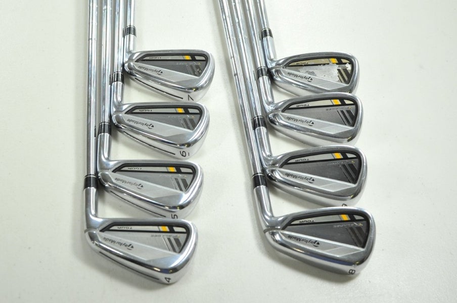 TaylorMade RocketBladez Tour 4-PW,AW Iron Set Stiff RH KBS Tour Steel # 200091