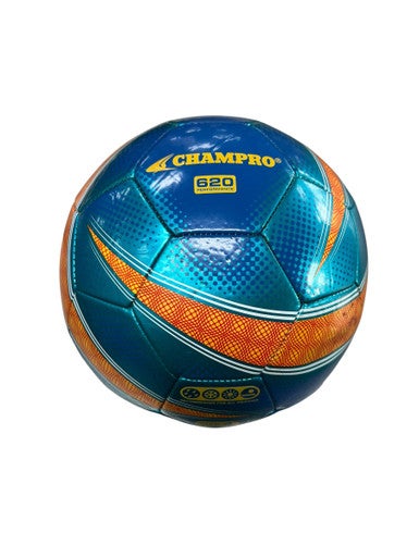 Used Champro 4 All Size Soccer Ball Royal Blue And Orange 1 11833-S000165166
