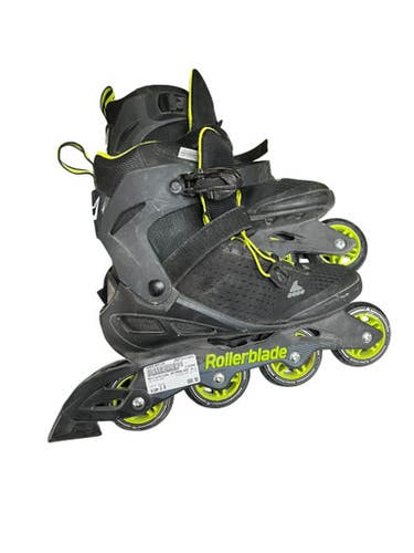Used Rollerblade ZETRABLADE ELITE Senior Rec Fitness Skates Black Senior 9 11833-S000165139